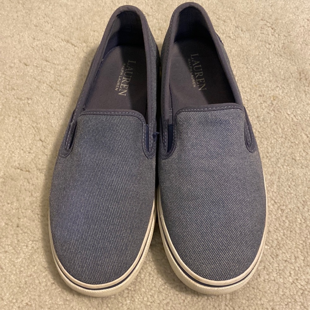Ralph Lauren Janis 7.5 B 100% Suede Upper Shoes